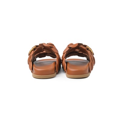 Atelier Rose Edition Slide Sandal Tan