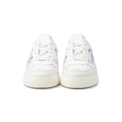 VLTN Logo Band Sneakers White Multicolor