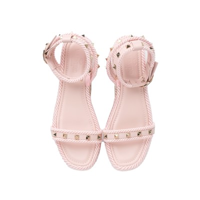 Rockstud Flatform Sandal 4.5cm Rose Quartz Multicolor