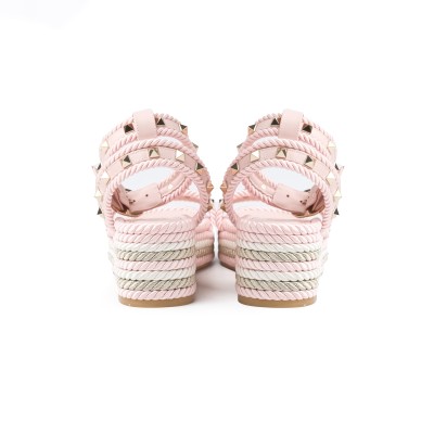 Rockstud Flatform Sandal 4.5cm Rose Quartz Multicolor