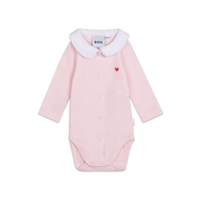 Baby Bodysuit Set Pink Pale