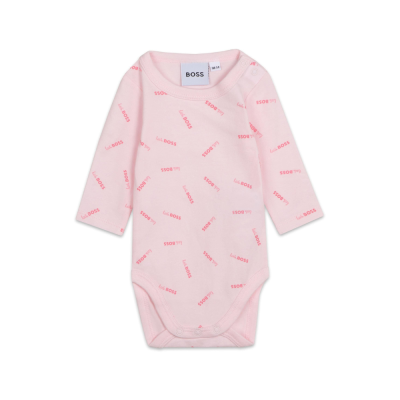 Baby Bodysuit Set Pink Pale