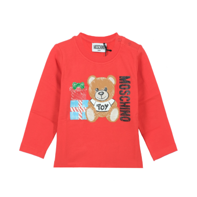 Kids Long Shirt Christmas Poppy Red