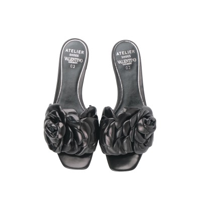 Atelier Rose Edition Sandal Black