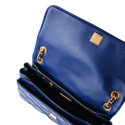 Soft Fleming Small Convertible Shoulder Bag Navy Day