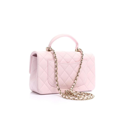 Mini Rectangular with Top Handle Pink