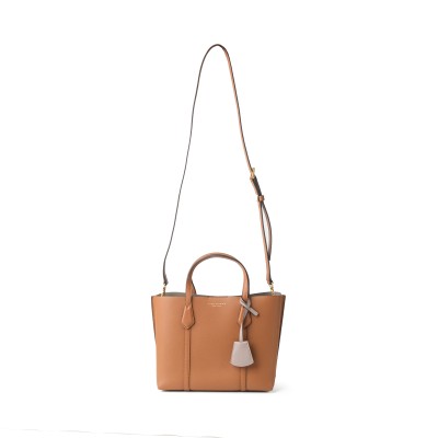 Perry Small Triple Compartment Tote Light Umber