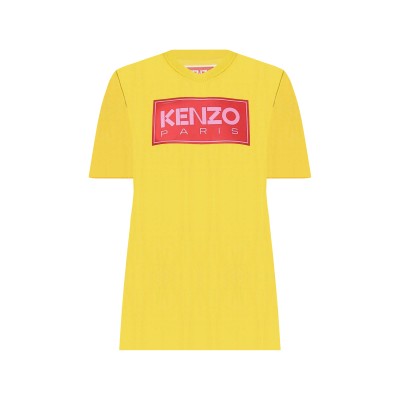 Tshirt Logo Kenzo Paris Yellow