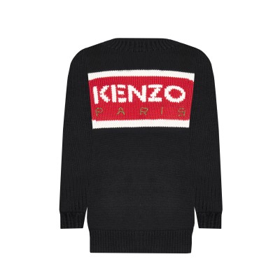 Jumper Logo Kenzo Paris Black