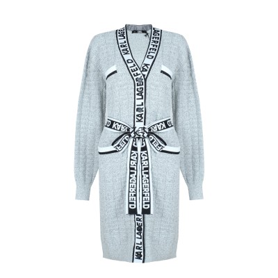 Cardigan Feminine Boucle White Black