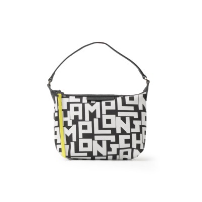 Le Pliage LGP Clutch Bag White Black