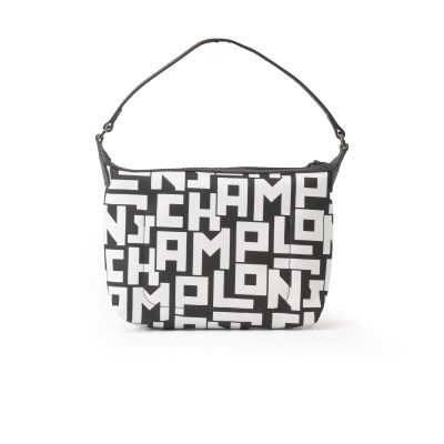 Le Pliage LGP Clutch Bag White Black