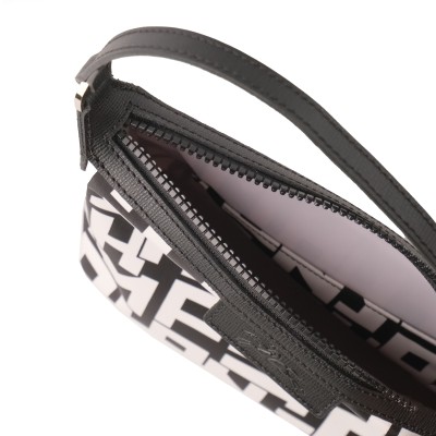 Le Pliage LGP Clutch Bag White Black