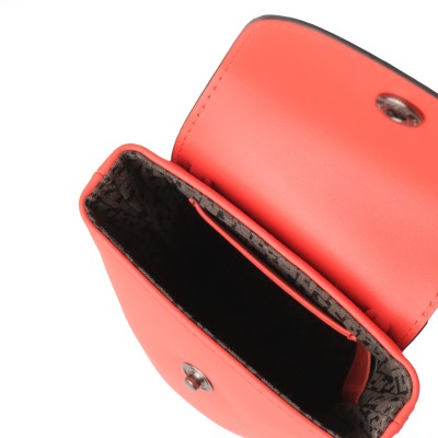 Le Pliage Xtra Phone Case With Leather Orange