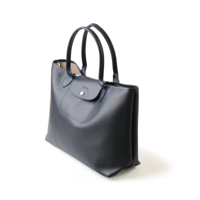 Le Pliage City Tote Bag Top Handle L Navy