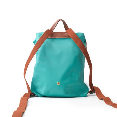 Le Pliage Original Backpack Recycled Canvas Turquoise