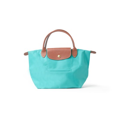 Le Pliage Original Top Handle Bag S Turquoise