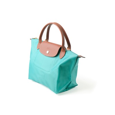 Le Pliage Original Top Handle Bag S Turquoise