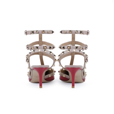 Rockstud Kitten 6cm Rosso Patent