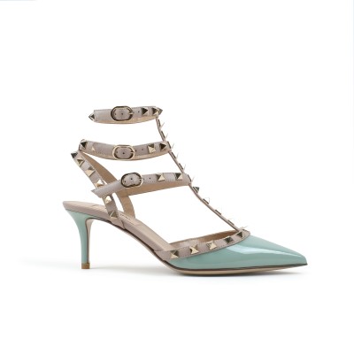 Rockstud Kitten Heels 6cm Morning Dew