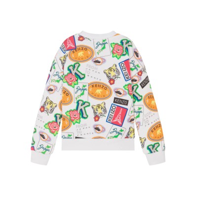 Kids Sweatshirt White Journey Logo Multicolor