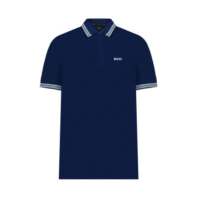 Polo Paddy 415 Dark Blue With Logo White