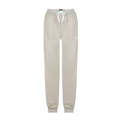 Mix & Match 276 Jogger Pants Light Beige Logo White