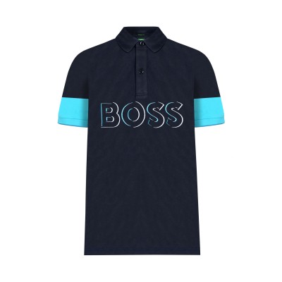 Polo Pavel 402 Dark Blue Logo