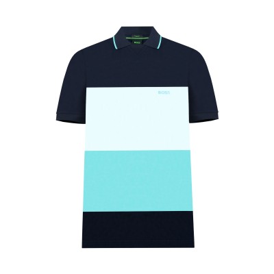 Polo Palle 402 Dark Navy Multicolor With Logo Tosca