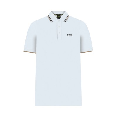 Polo Paddy Pro 101 Natural White With Logo Embossed Black