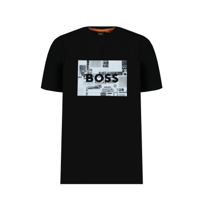 Tshirt Teeheavyboss With Seasonal Artwork Black