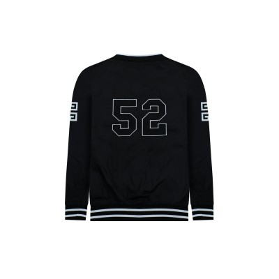 Kids Sweatshirt 1952 Embroidered Logo Black White