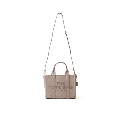 The Leather Small Tote Bag Cement