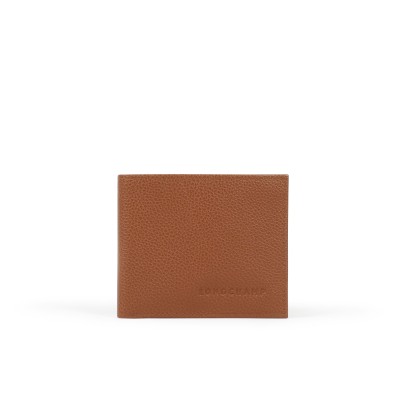 Le Foulonne Wallet Caramel Leather 8 Slot Card