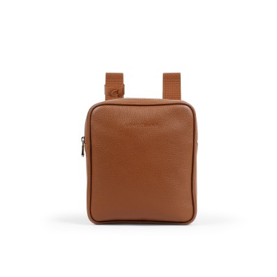 Le Foulonne XS Crossbody Bag in Caramel Leather