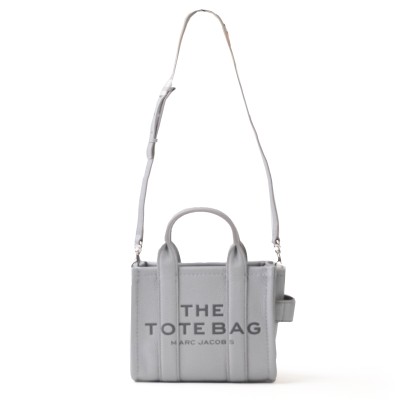 The Leather Micro Tote Bag Wolf Grey