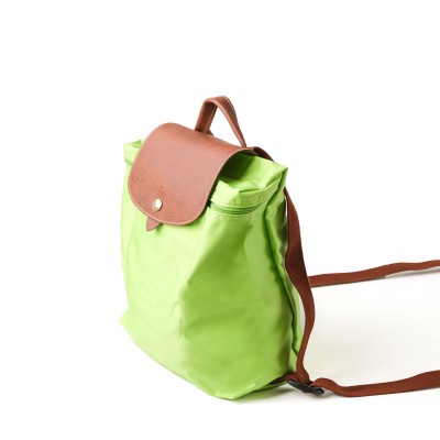 Le Pliage Original Backpack Recycled Canvas Vert Lumiere