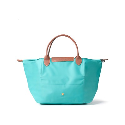 Le Pliage Original Top Handle Bag M Turquoise