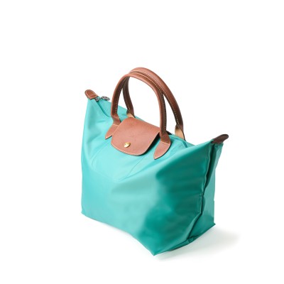 Le Pliage Original Top Handle Bag M Turquoise