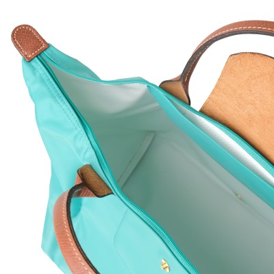 Le Pliage Original Top Handle Bag M Turquoise