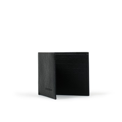 Le Foulonne Wallet Black Leather 8 Slot Card