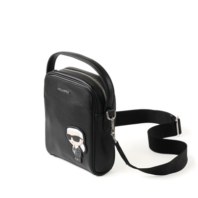 K/Ikonik 2.0 Crossbody Leather Black