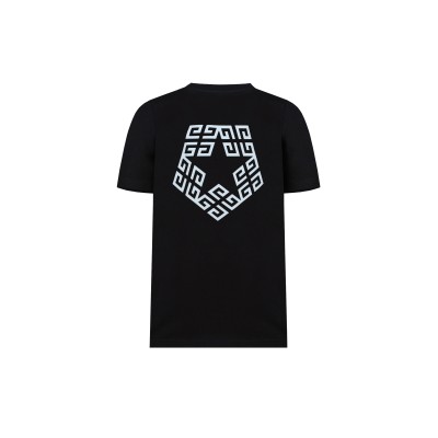 Kids Tshirt 4G Star Black Logo White