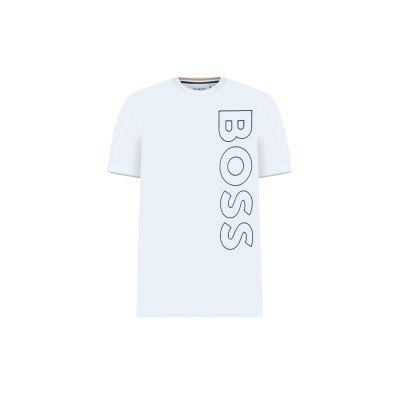 Kids Tshirt White With Logo Black