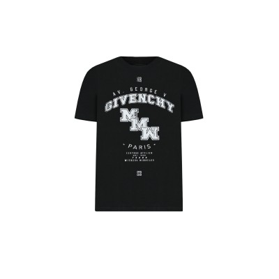 Kids Tshirt George V Black Logo Print White