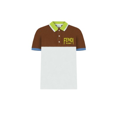 Kids Polo Chalk Multicolor With Logo