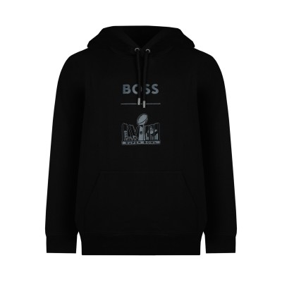 Hoodie W_Receiver NFL With Metallic Print Black