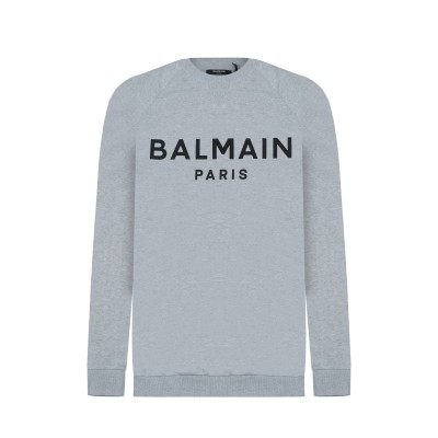 Sweatshirt Grey Logo Black