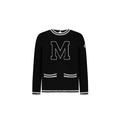 Kids Jumper Girocollo Tricot Black