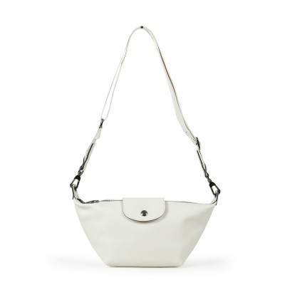 Le Pliage Xtra XS Crossbody Bag in Ecru Leather